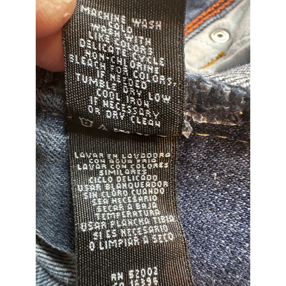 Vintage DKNY Brooklyn Straight Leg Jeans Mens 33x29 Medium Wash Blue Denim Y2K - Picture 7 of 16